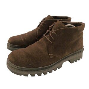 To Boot New York Adam Derrick Chukka Mens 9.5 Med Brown Suede Desert Boots Italy